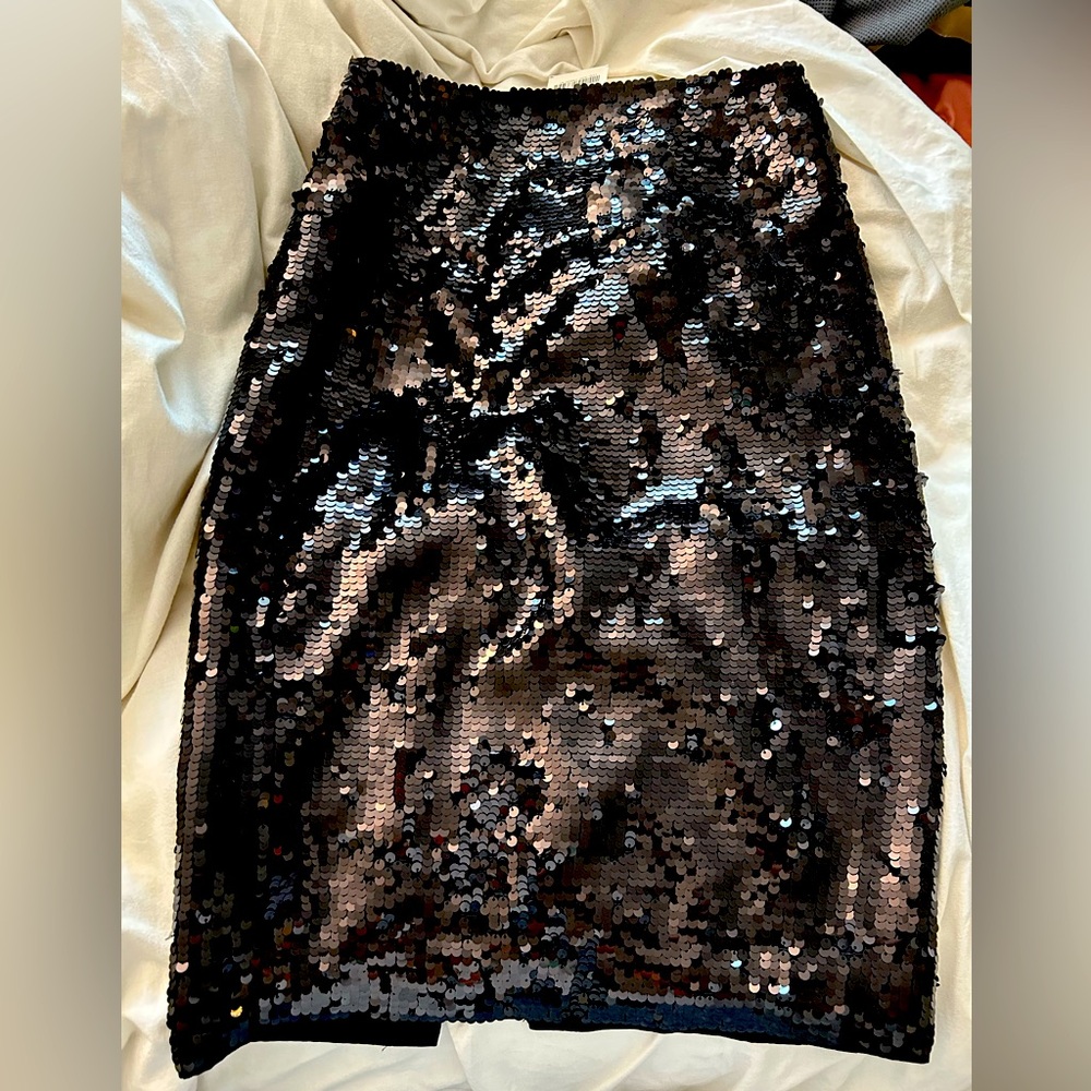 Brand new sequin midi skirt